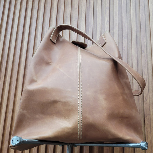 Cartera camel grande